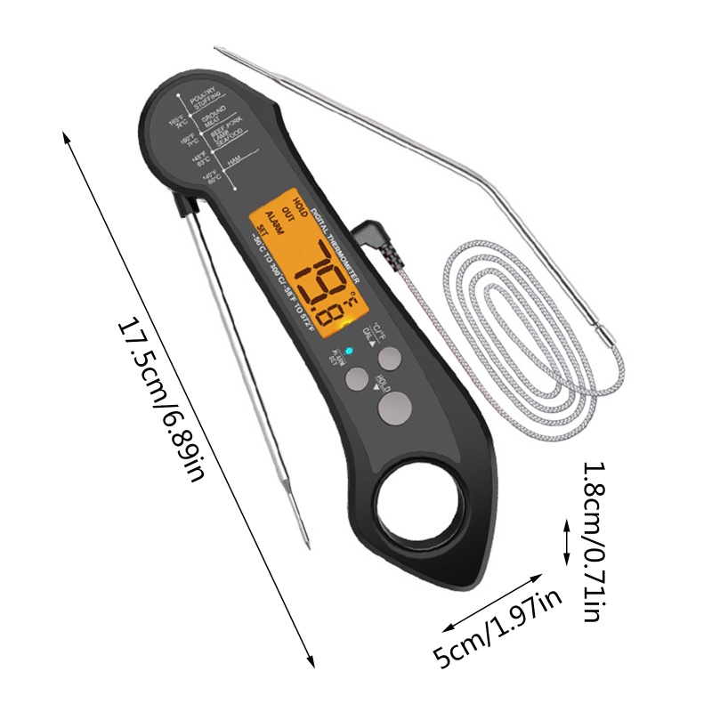 Btsg Termometer Digital Tahan Air Untuk Memasak