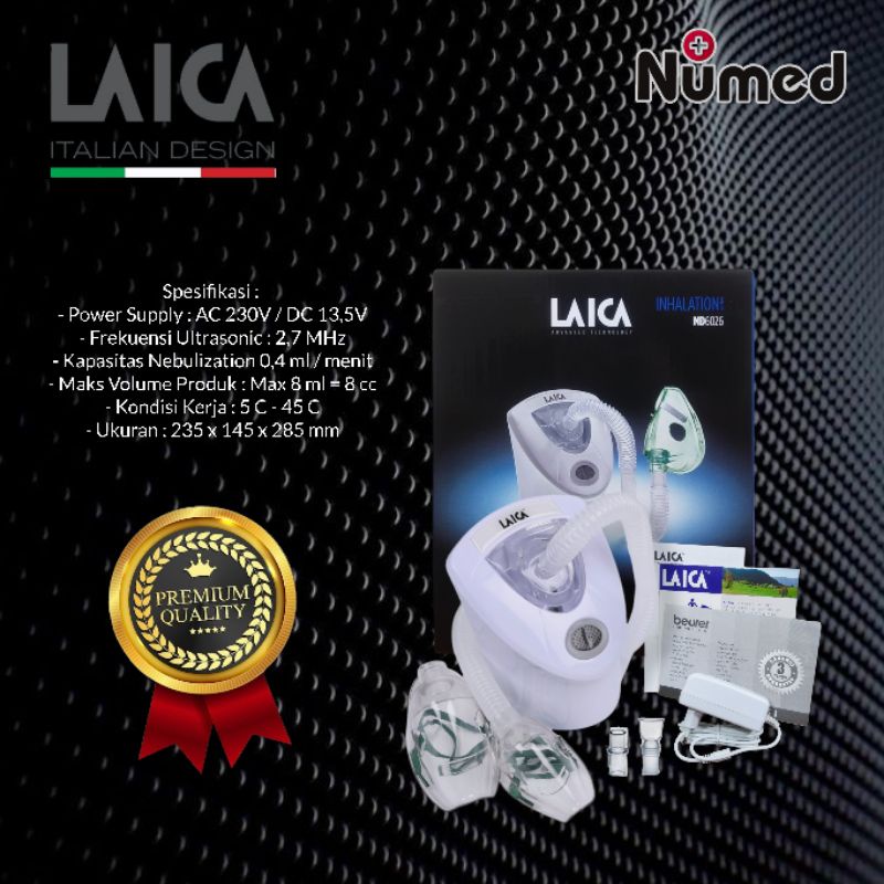 Nebulizer Ultrasonic Original Laica MD 6026 / Inhalation Nebulizer Laica MD6026