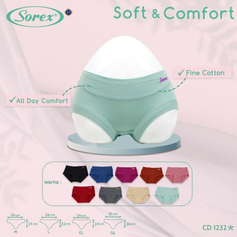 TOKO KL | 12 PCS LUSINAN | ORIGINAL Grosir Sorex 1232 Khusus Lusinan 12pc Soft  ASLI SOREX