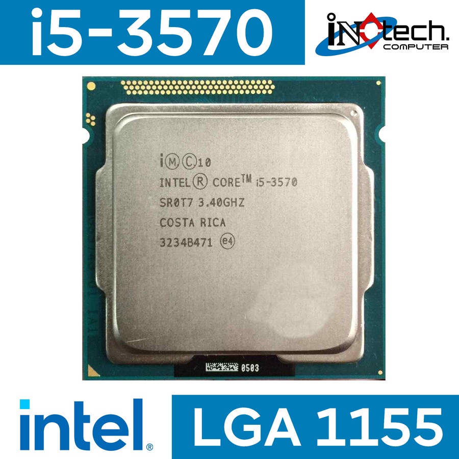 Intel Core i5 3470 / 3570 Tray | Ivy Bridge LGA 1155 | Prosesor PC Rakitan / Upgrade CPU Second