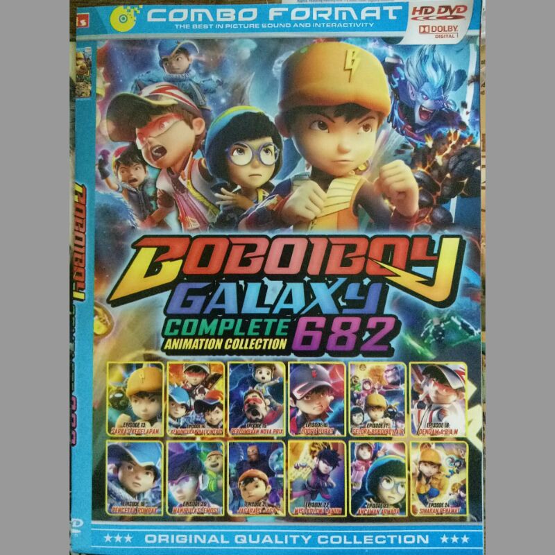 Kaset Koleksi Kartun Anak Boboiboy Galaxy 682