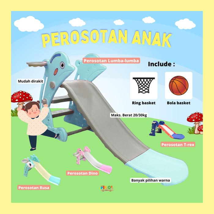 Aktivitas Bayi Mainan Perosotan Anak Dino Vrt270 Perosotan Dino