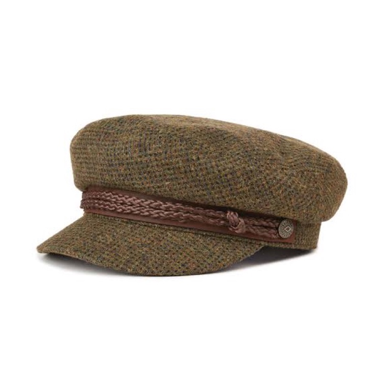 topi BRIXTON fiddler moss brown Original 100% Sale