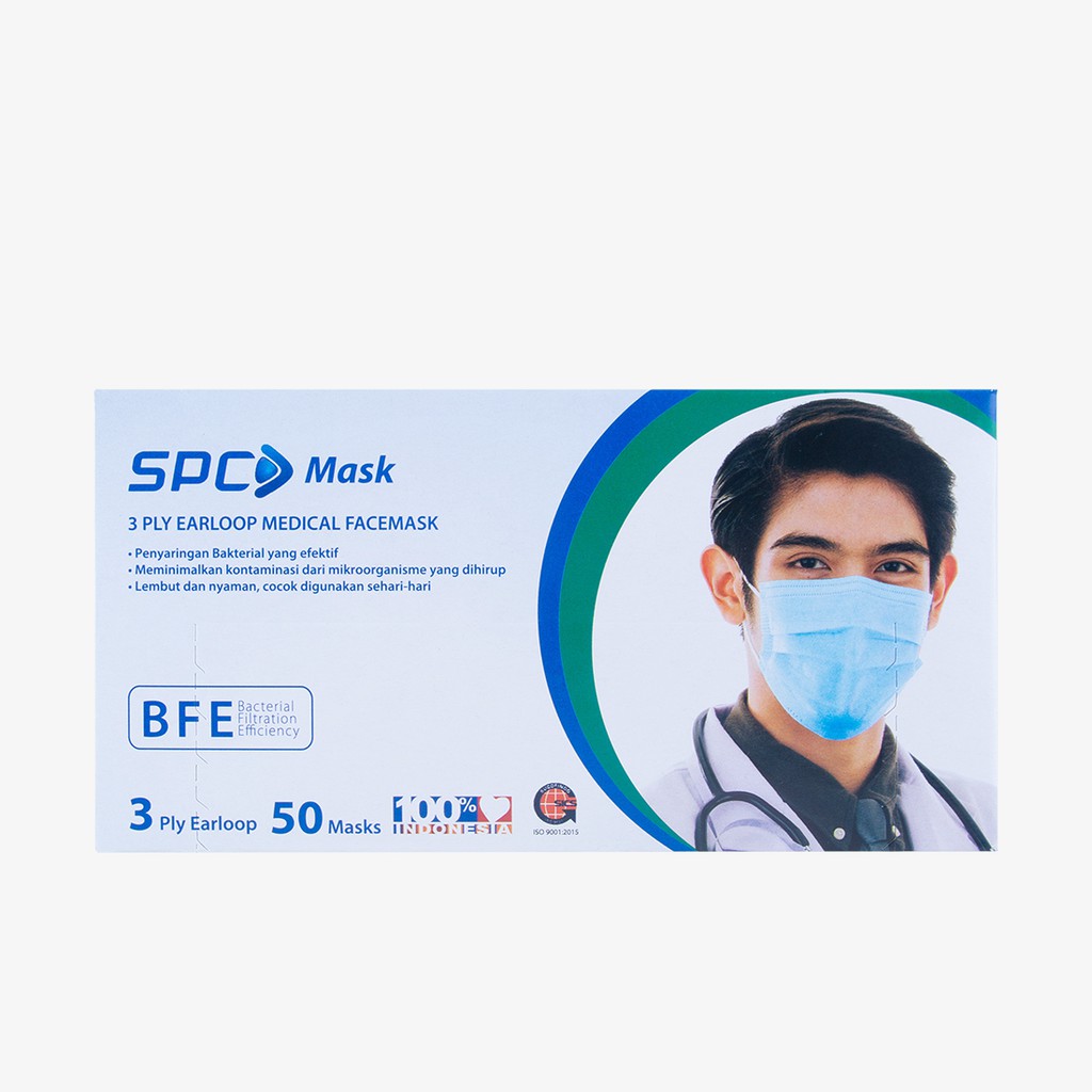 Download Spc 3 Ply Medical Face Mask Shopee Indonesia PSD Mockup Templates