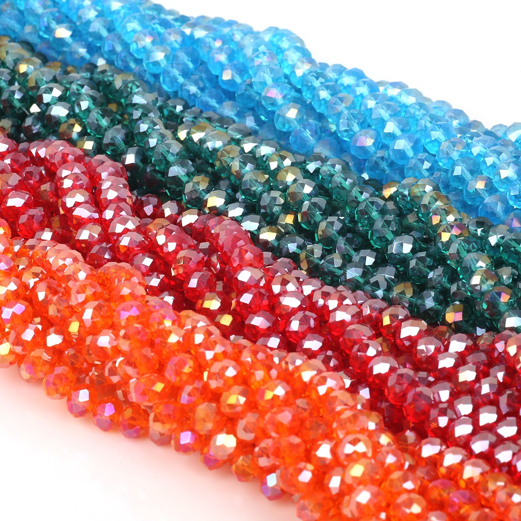 Free shipping Multi Color 8mm 70PCS Glass Czech Crystal Beads, Wheel Beads,DIY Loose Beads,Bracelet Necklace Jewelry Making