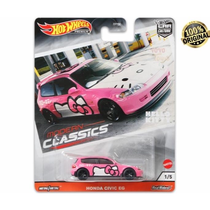 Honda Civic EG Hello Kitty Hot Wheels Car Culture Modern Classics