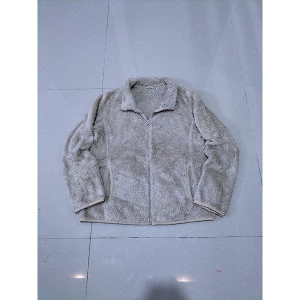 uniqlo sherpa jacket second