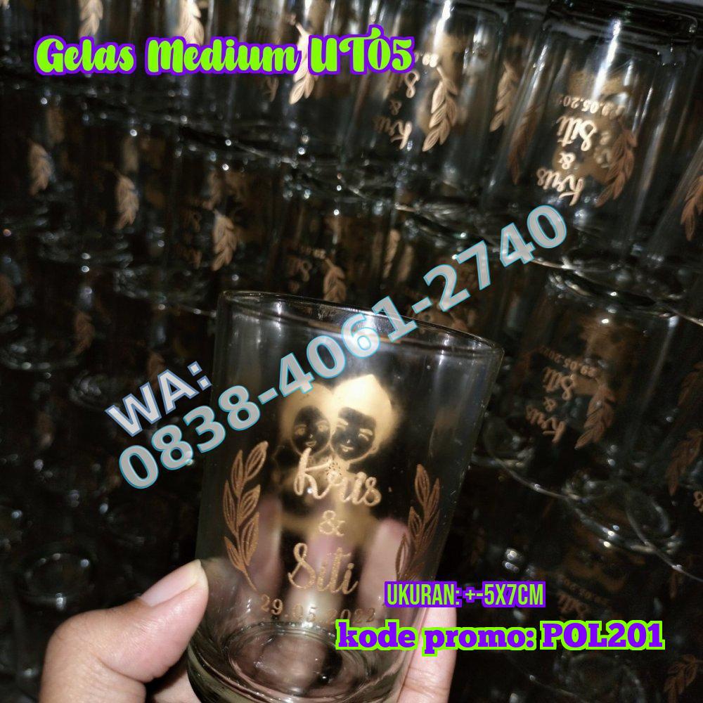 Jual Souvenir Gelas Piala Bening Kemas Tileu Gratis Sablon Nama 1desain Souvenir Gelas Shopee 0616