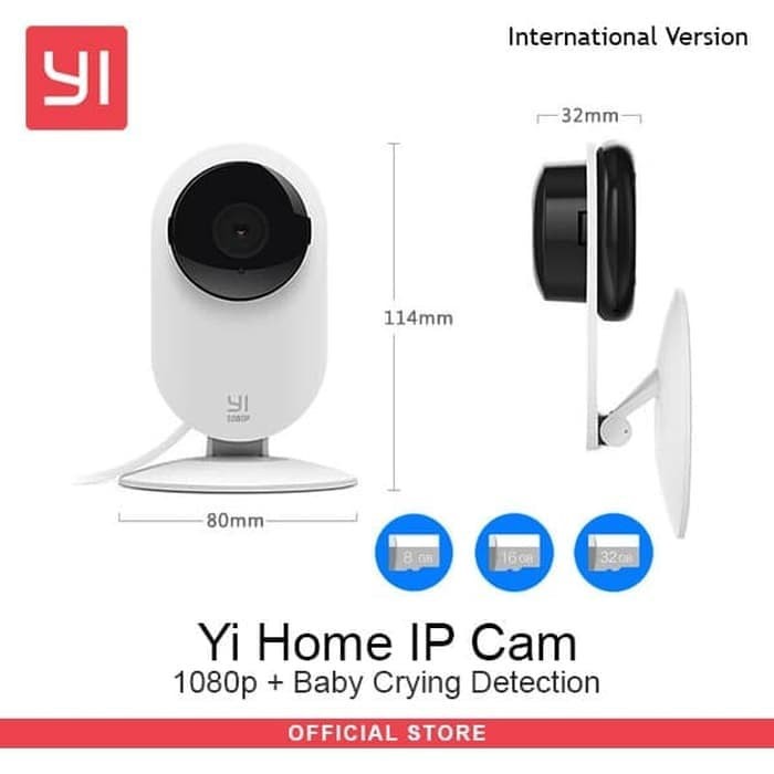 Xiaoyi YI Home 1080P IP Camera Smart CCTV Garansi Resmi