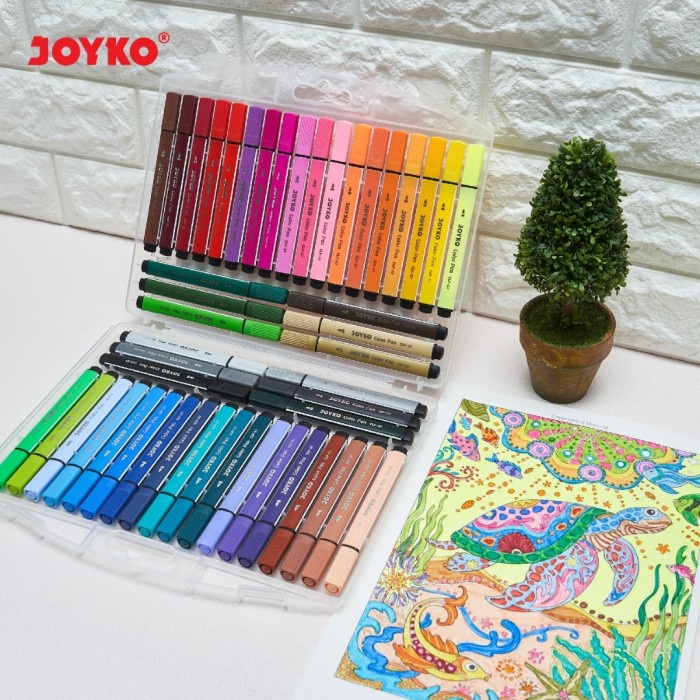 

Star Spidol Joyko 48Warna Clp57-48/Color Pen Warna/Spidol 48 Warna Warni Hot Sale