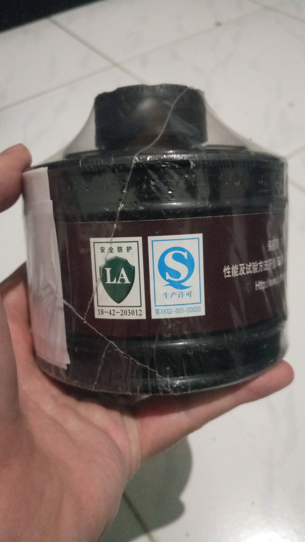 Abs Gas Mask Filter 40mm Respirator Canister Practical Replacement Accessory