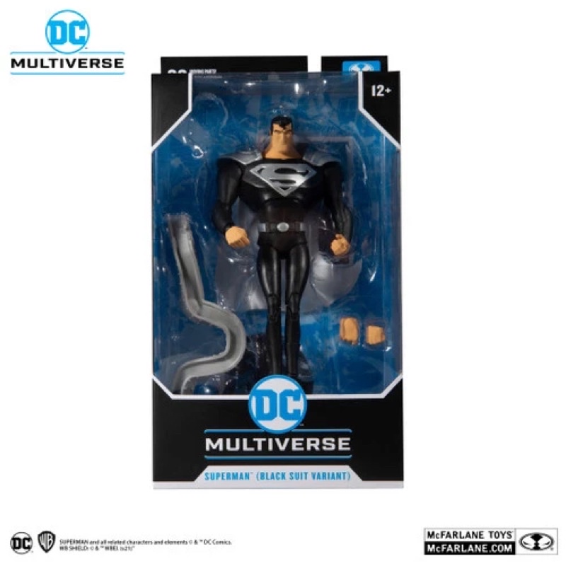 McFarlane Dc Multiverse Superman Black Suit Variant mainan figure superman anak best seller original