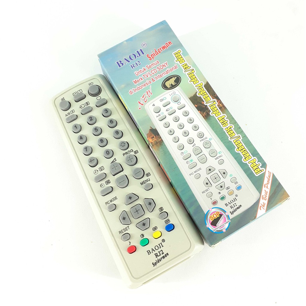 Remot Remote TV Sony Trinitron Tabung Slim Flat Multi Universal