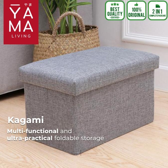 YAMA KAGAMI STORAGE BOX STOOL KOTAK PENYIMPANAN SERBAGUNA