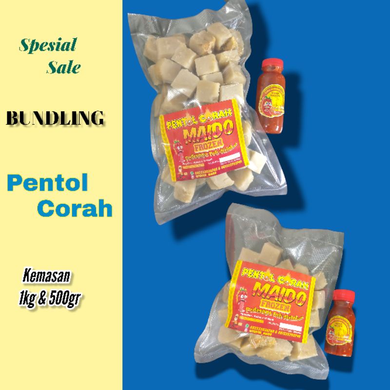 

BUNDLING Pentol Corah 500gr & 1kg