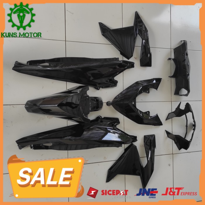 Termurah Body Motor MURAH  FULL BODY HALUS VARIO TECHNO LED 125 - 150 2016 - 2017 HITAM TERLARIS Auf