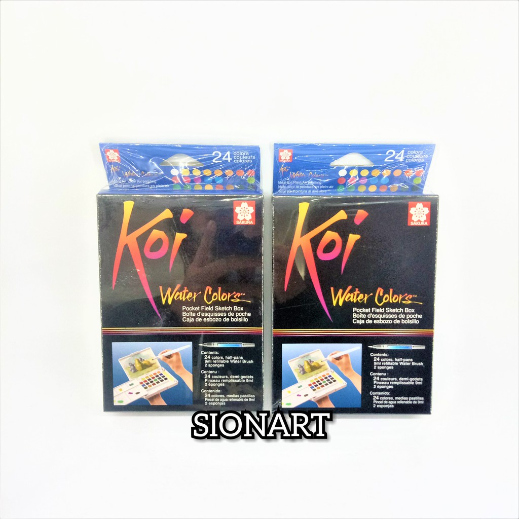 

SAKURA KOI WATER COLOURS 24 COLOURS