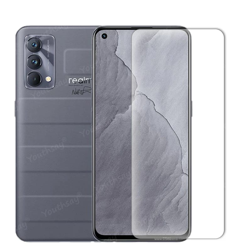 PROMO 3in1 REALME GT Master Tempered Glass Layar FULL COVER Black &amp; CAMERA Free GarSkin