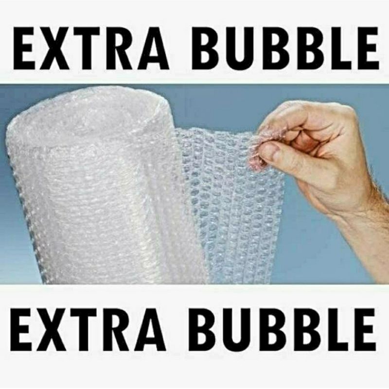 

BUBBLE WRAP ( Untuk Meminimalisir Kerusakan Pengiriman Barang )