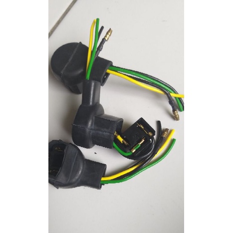 Soket female lampu depan headlamp HL tipe H4 original for Mitsubishi Toyota Honda Daihatsu Nissan dl