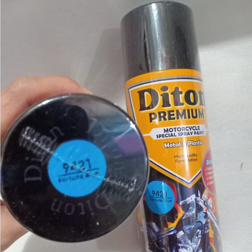 DITON Premium Pilok Pilox Cat Semprot - 9421 Fortune Blue / Biru Muda (400cc)