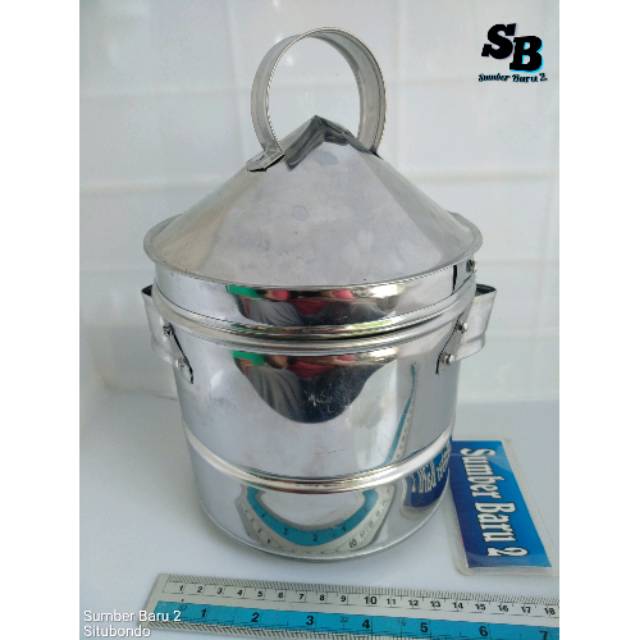 Dandang Nasi Stainless Tebal Kecil