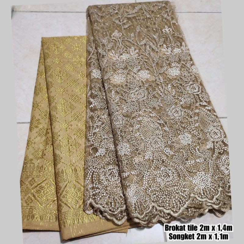 Setelan Bahan kebaya dan songket