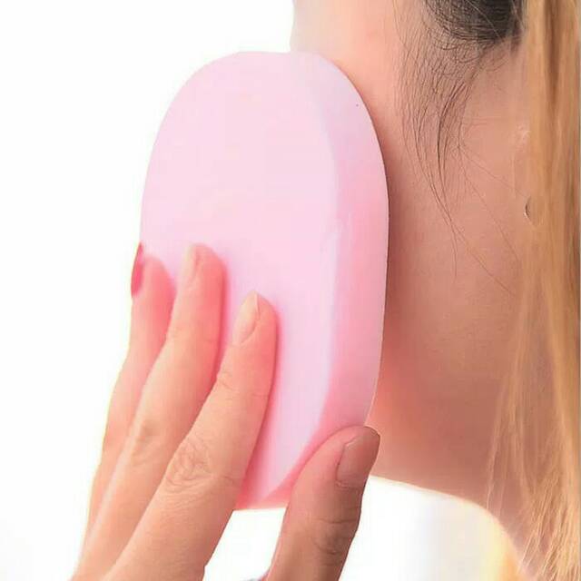 Spons Facial Oval - Face Sponge Cuci Muka Pembersih Wajah Spon Kecantikan Beauty