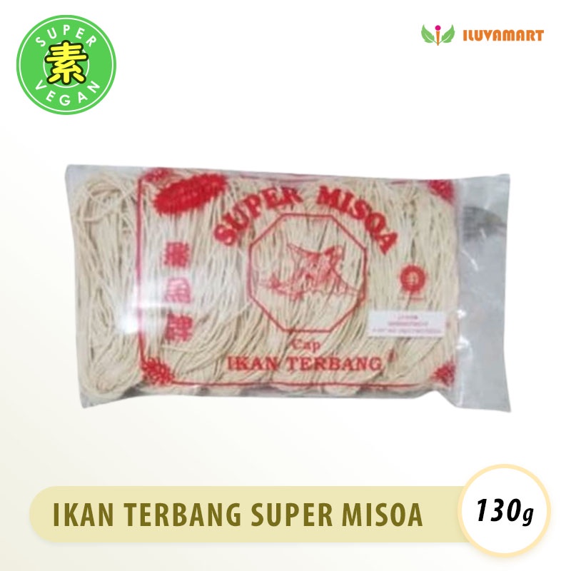 

Ikan Terbang Super Misoa Misua Mi Soa Sua 130gr Vegan Cap Fei Yu Pai