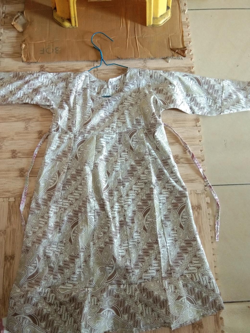 Gamis Batik Anak Usia 2-abg Murah/ Motif Random Sesuai Stok