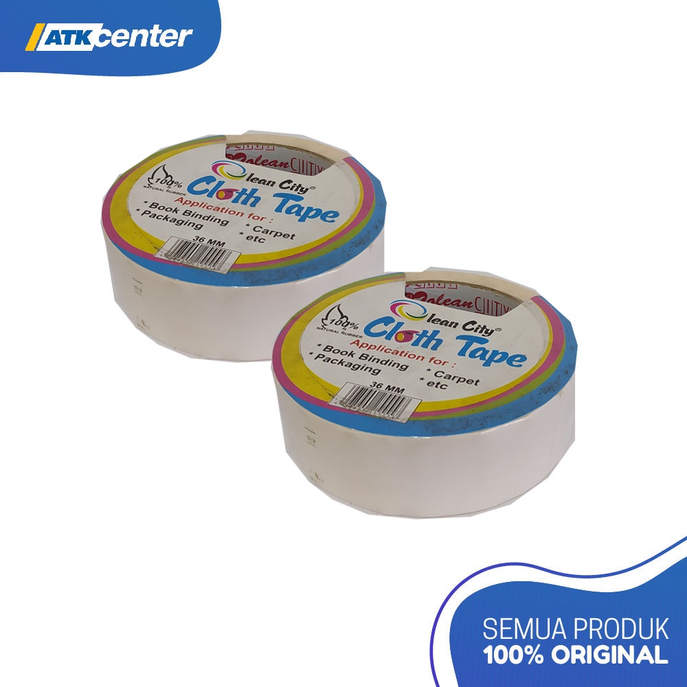 

Cloth Tape / Lakban Kain Olean City 1.5" (36 MM X 10 M) Putih