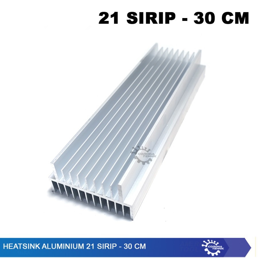 Heatsink Aluminium 21 Sirip - 30 cm