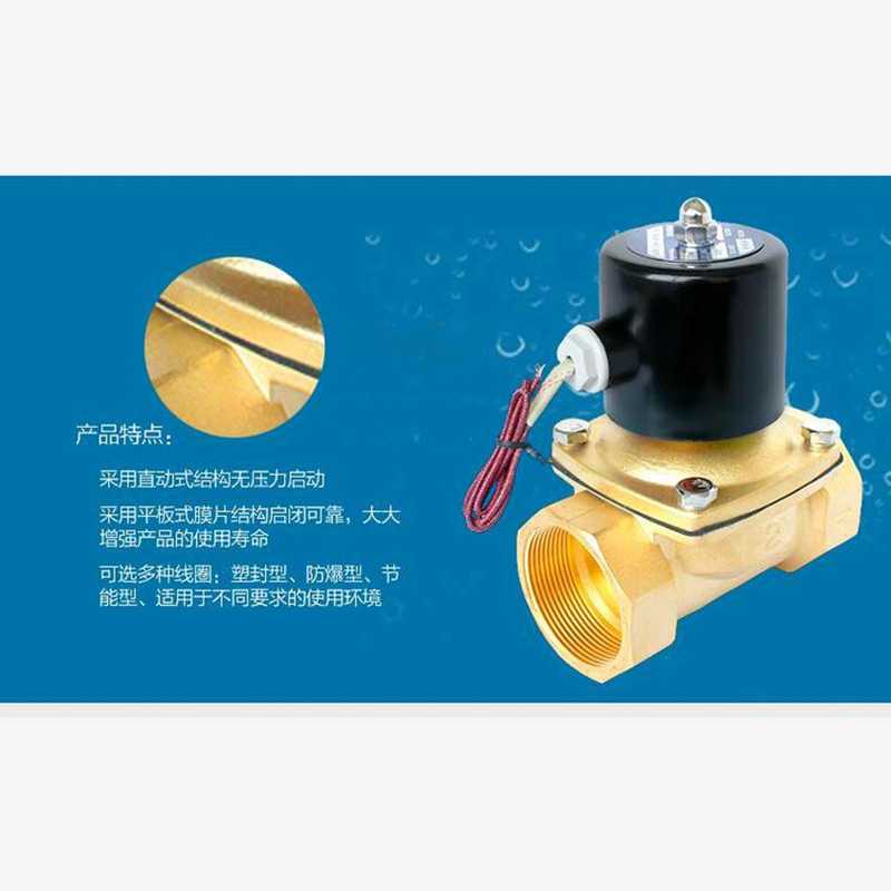 TD-AI01 Geerte Water Solenoid Valve Normally Closed High 2 Inch - 2W-500-50