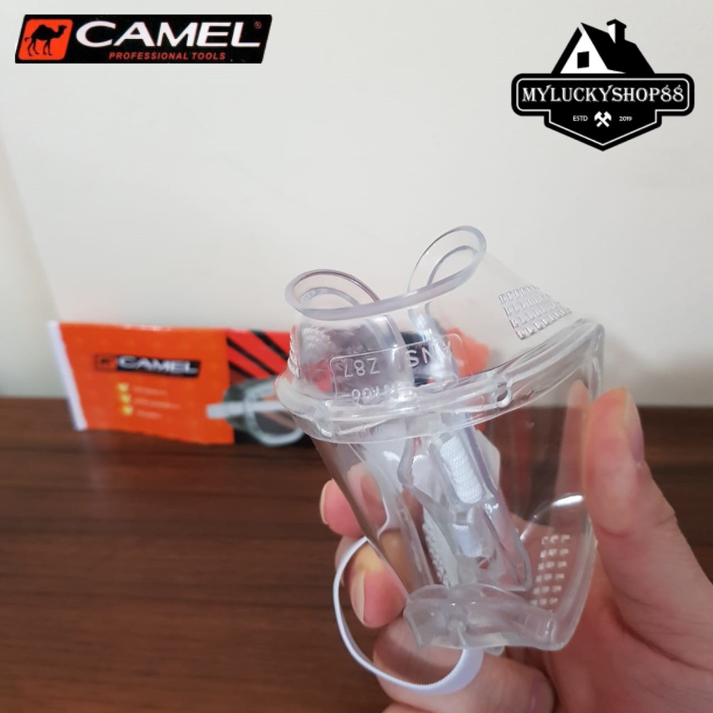 Camel Kacamata Goggle Clear Kacamata Las Safety Medis Laboratorium