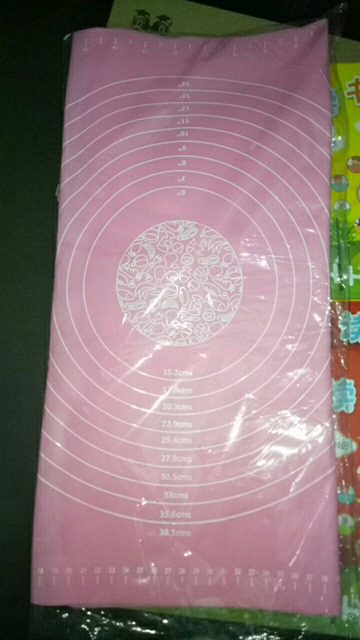 Non-stick Silicone Baking Rolling Mat, Cookies Rolling Pad With Measurement 65cm X 45cm