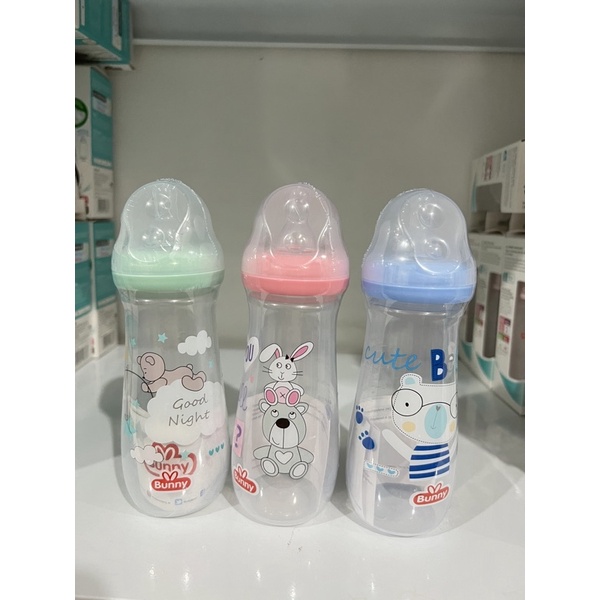 Lusty Bunny Botol susu BPAFREE Mushroom Cap / Bottle susu slim neck 125ml 250ml