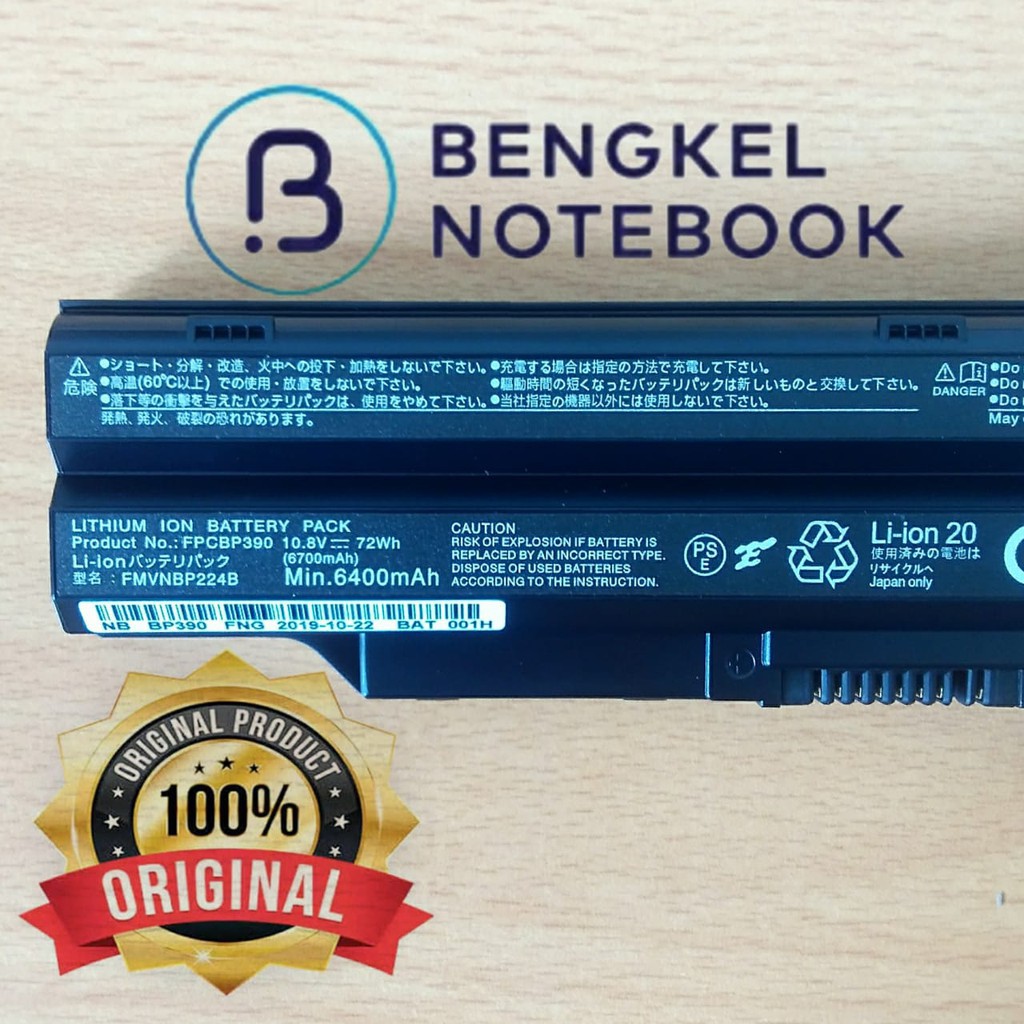 Baterai Fujitsu LifeBook L1010 P770 P771 P772 P8110 SH560 SH561 S761 S2210 FPCBP145 CP293550-01