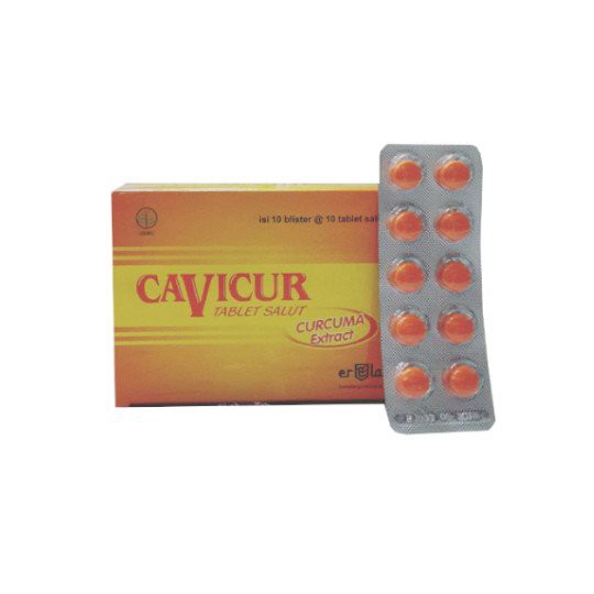 CAVICUR BOX 10 STRIP| PENAMBAH NAFSU MAKAN | CURCUMA FCT | IMUNITAS TUBUH
