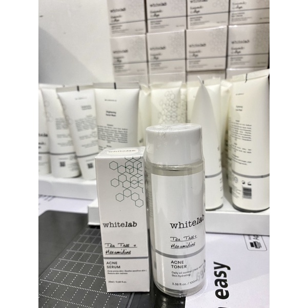 Whitelab Paket Toner Acne + Serum Acne