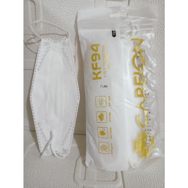 Masker KF94 Earloop Putih CAREION