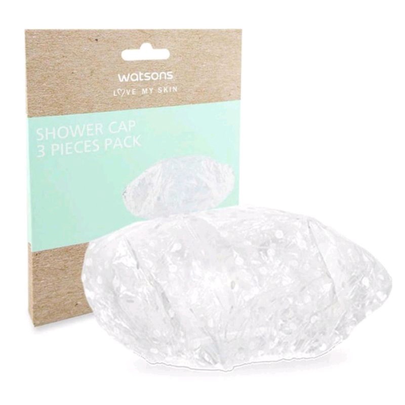 Watsons Shower Cap 3 Pieces Pack