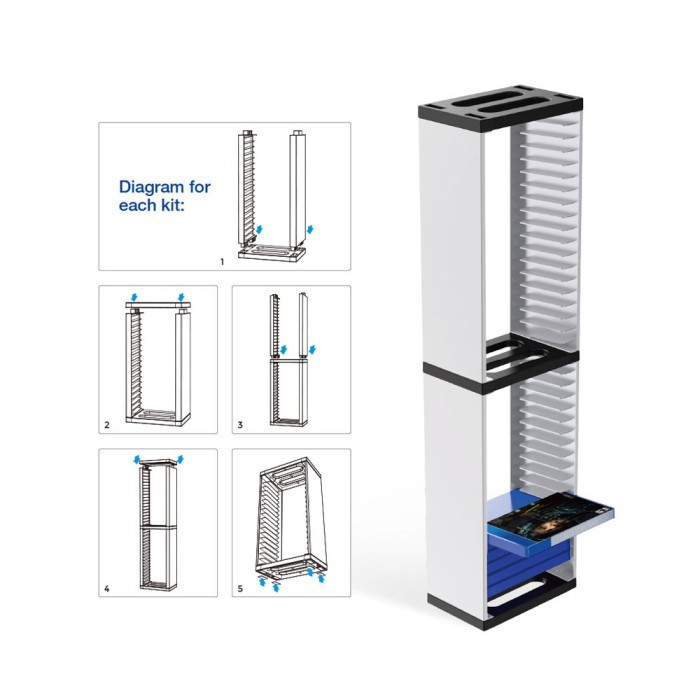 DOBE Storage Stand For Game Card Box  RAK DISC TP5-0519