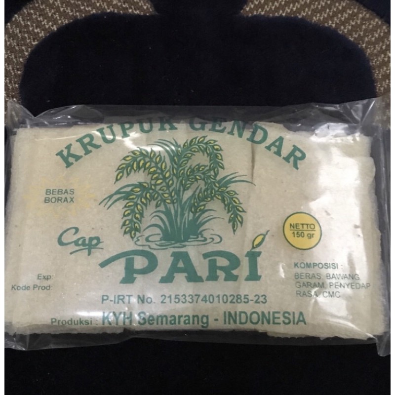 

Kerupuk Gendar Cap Pari Asli Semarang