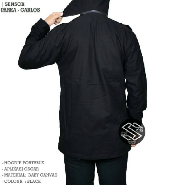 Jaket Parka Premium Jumbo SENSOR XXL Jaket Parka Hoodie Big Size