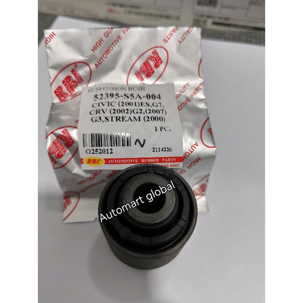 bushing bos arm ayunan belakang honda crv 2002-2007 stream 2000cc civic 2001 rbi