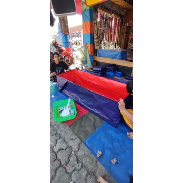 terpal  kolam ikan 100x50x50 a5