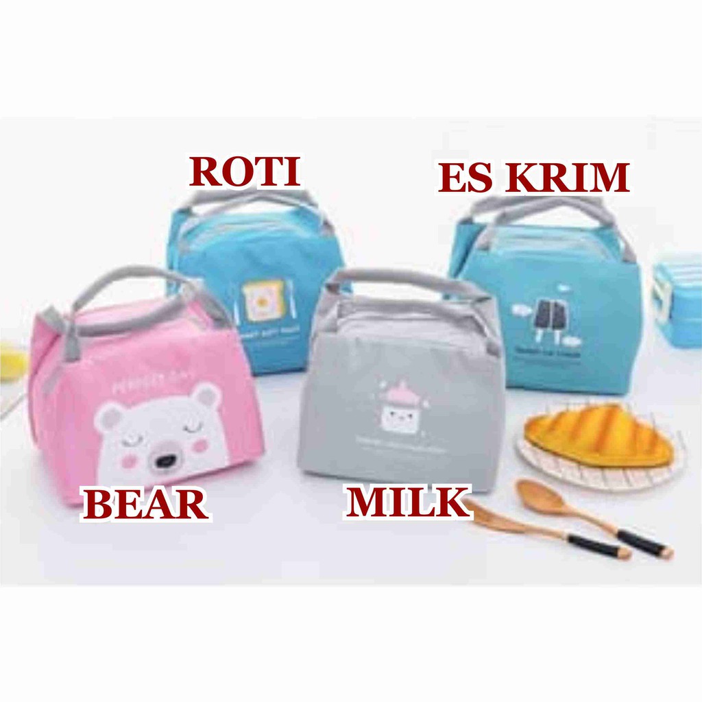 TAS BEKAL KARAKTER KOREA HAND LUNCH BAG