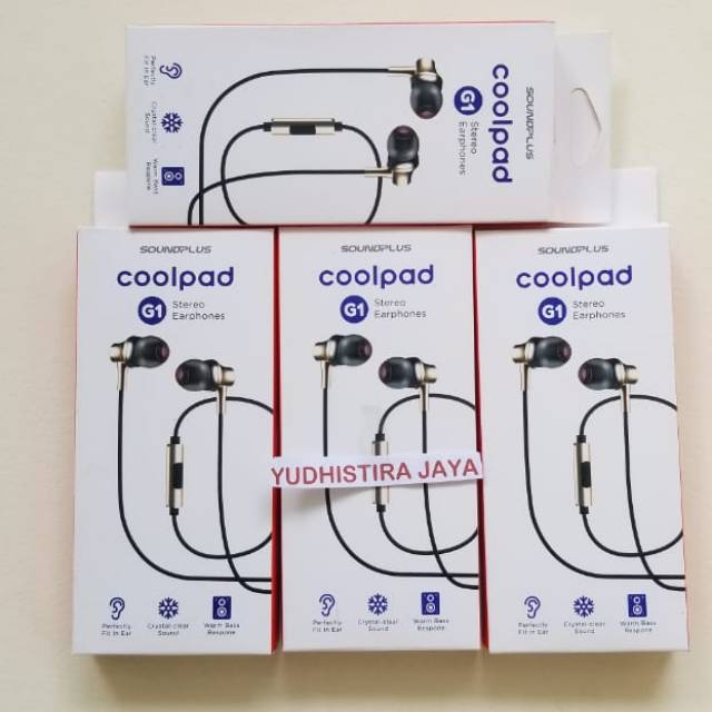 Earphone SOUNDPLUS Coolpad X ORIGINAL Garansi Resmi Soundplus