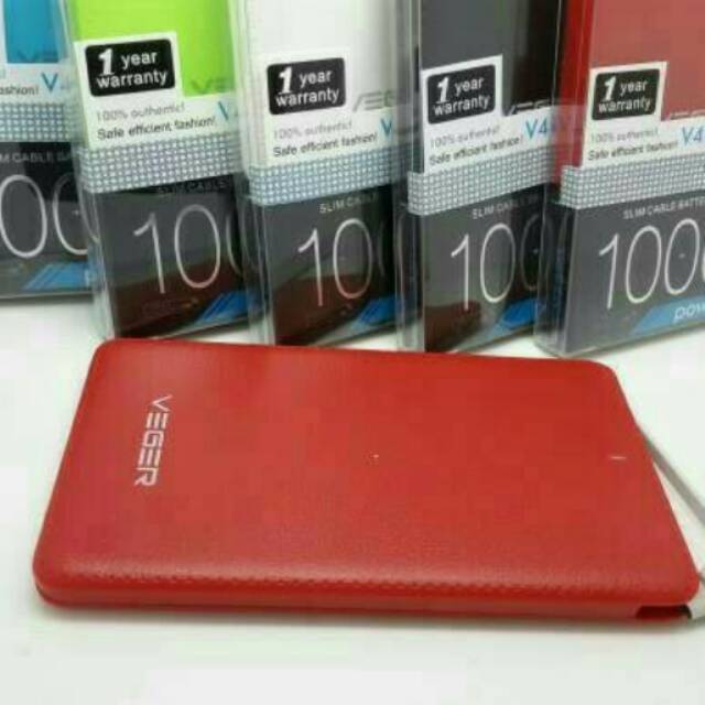 PB Veger/ Power Bank Veger ORI 10.000 MAH