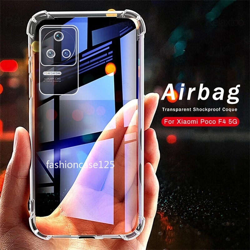 Soft Case Silikon Poco F4 Poco F4 GT Bening Transparant Airbag Anti Crack Tebal